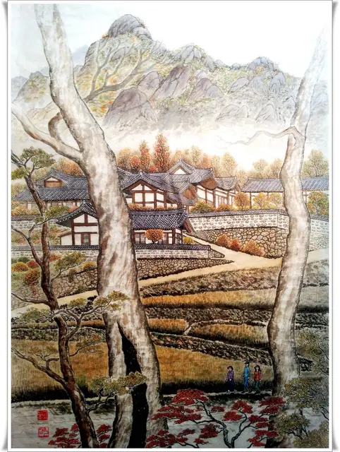 무제 21 — 한국화 작품